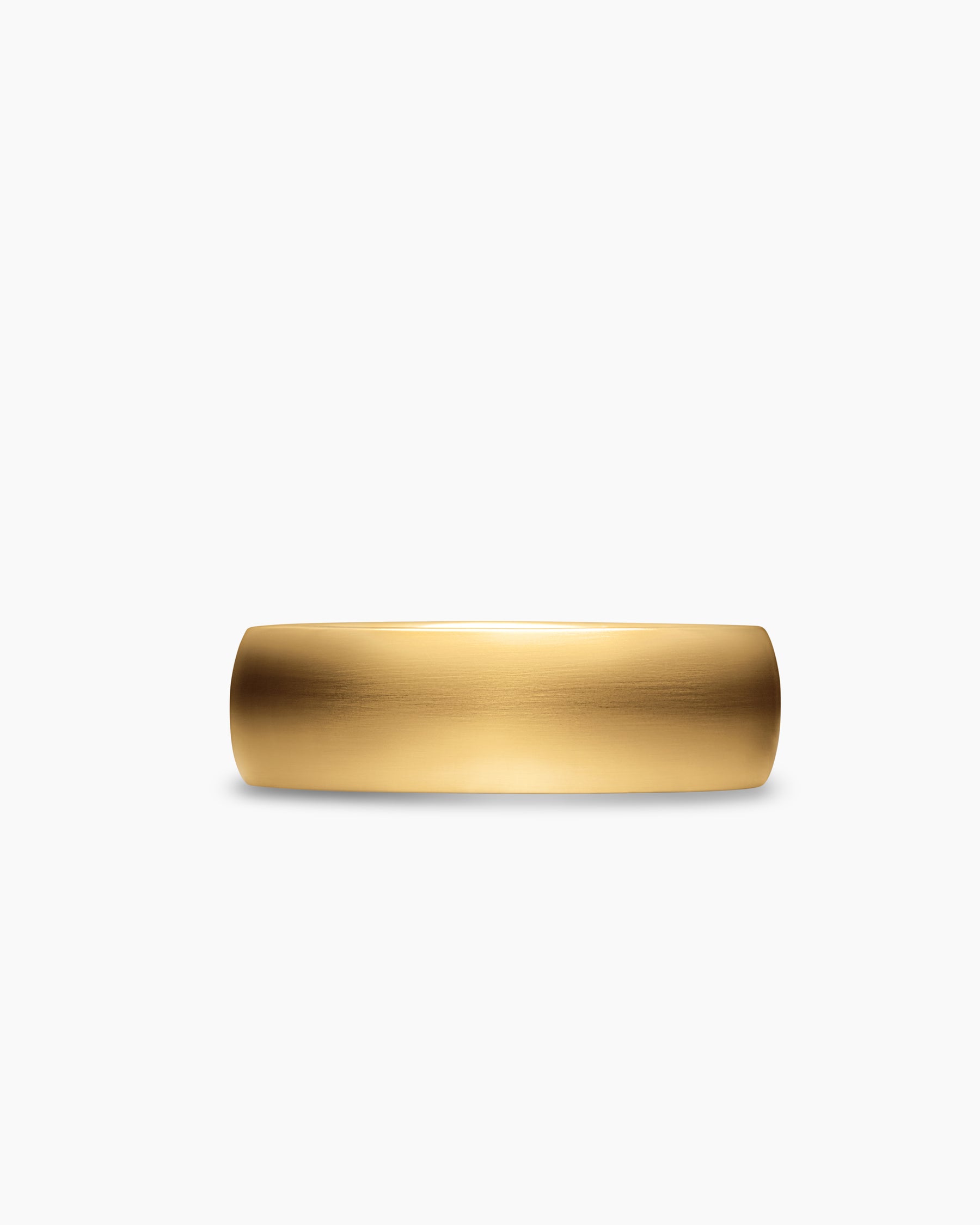 Streamline Band Ring in 18K Yellow Gold, 7.6mm - Image 3