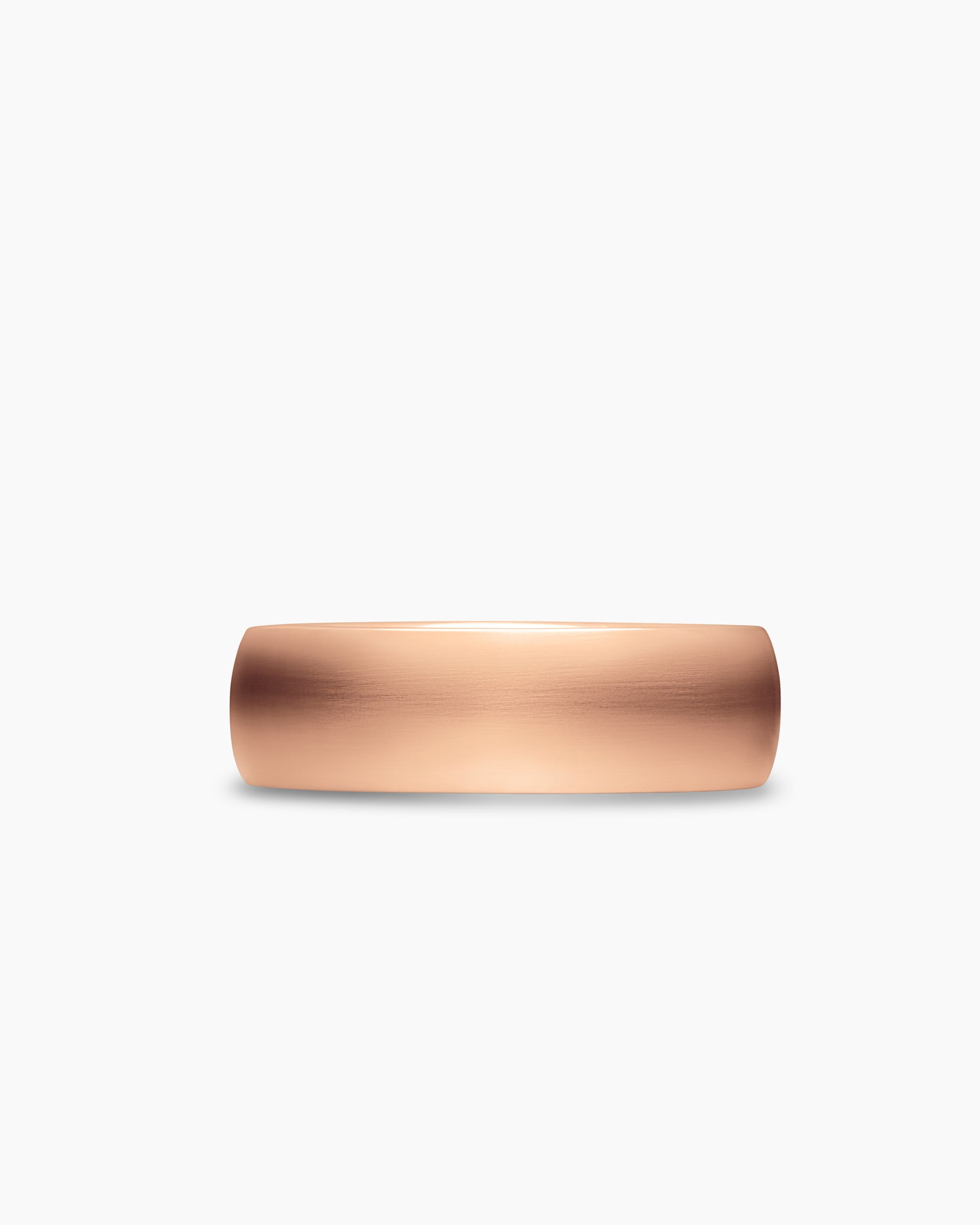 Streamline Band Ring in 18K Rose Gold, 7.6mm - Image 3