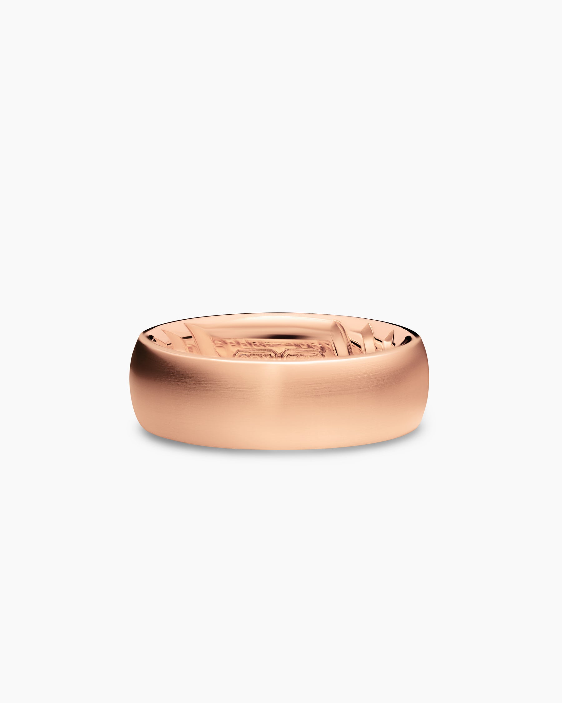 Streamline Band Ring in 18K Rose Gold, 7.6mm