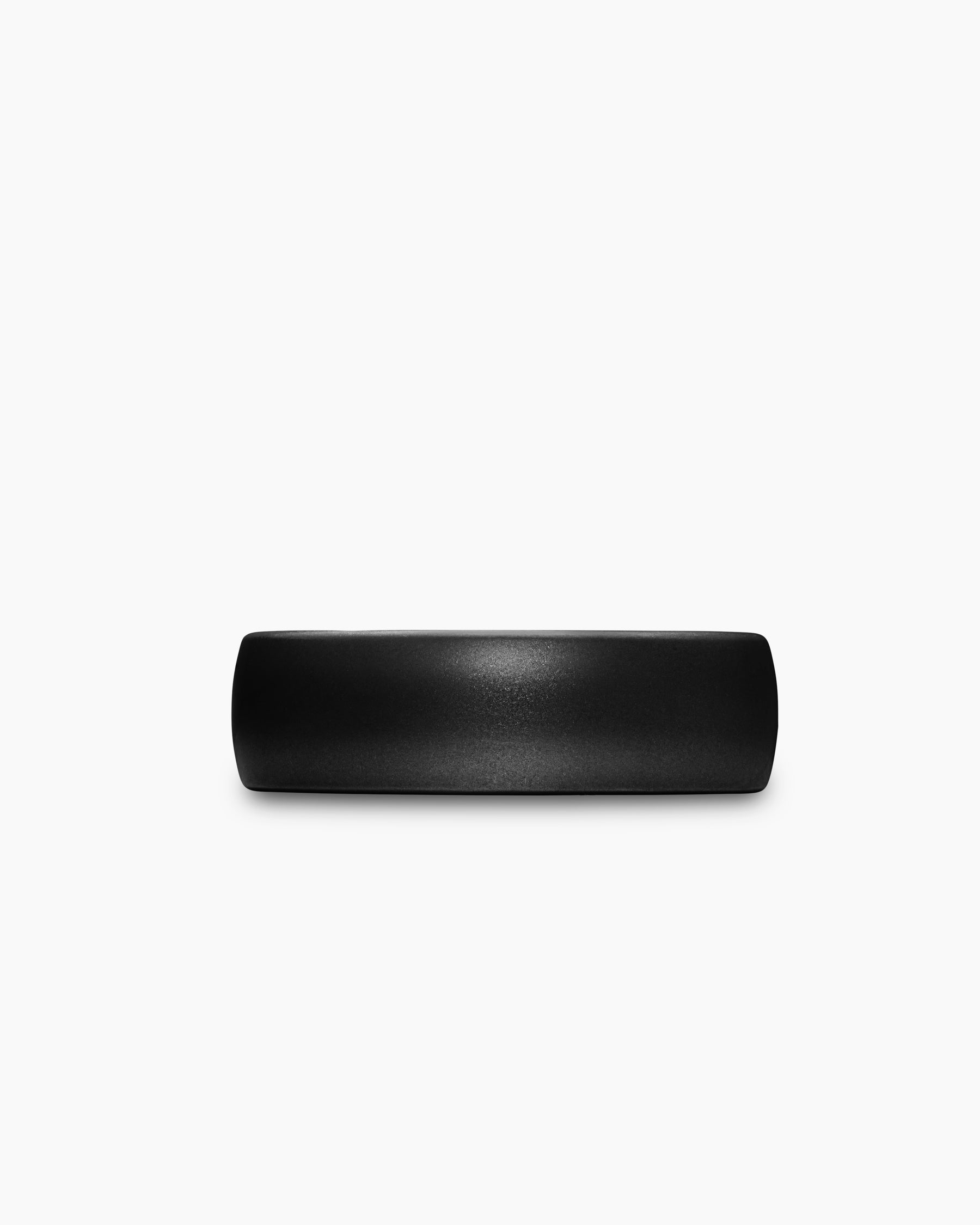 Streamline Band Ring in Black Titanium, 7.6mm - Image 3