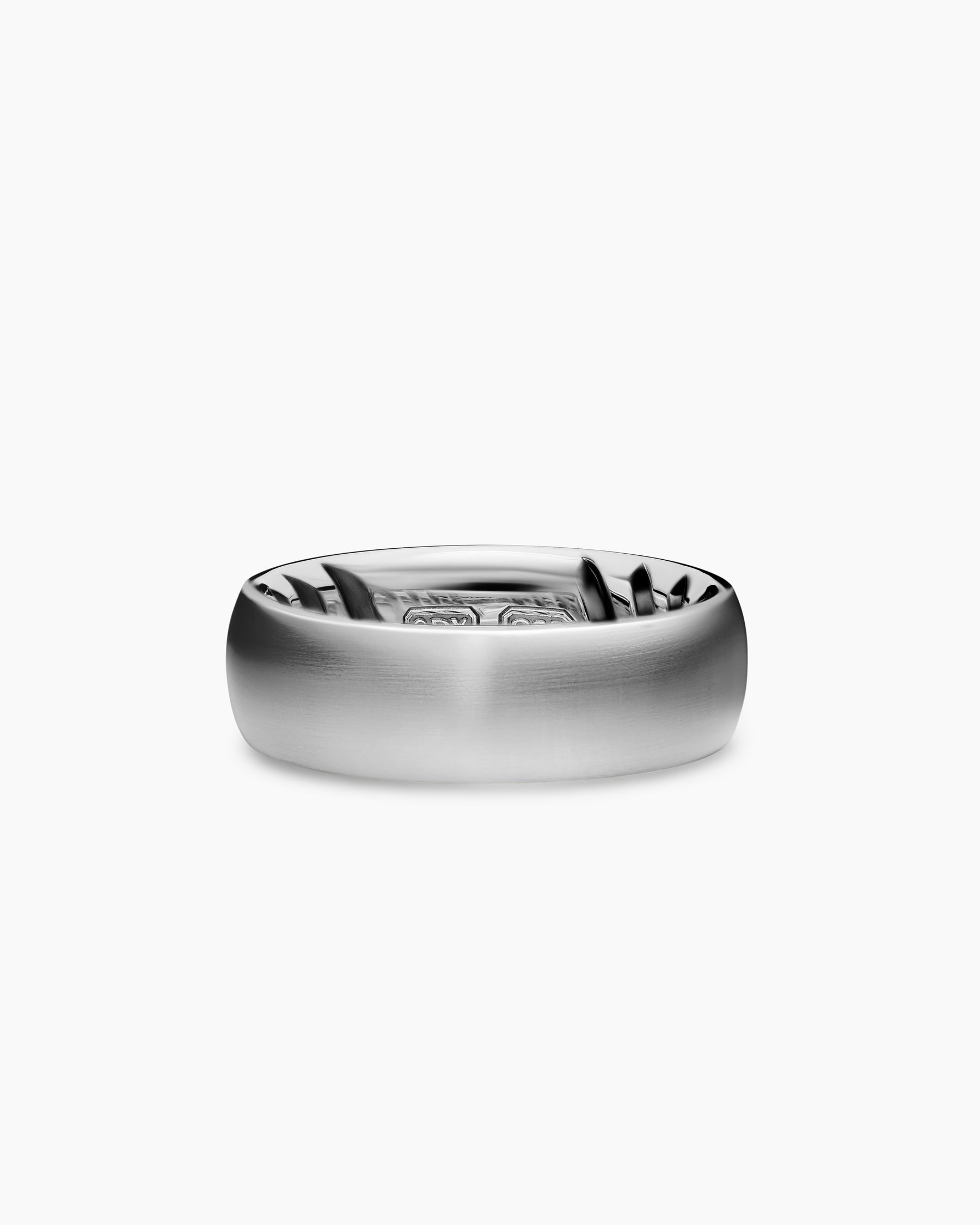 Streamline Band Ring in Sterling Silver, 7.6mm