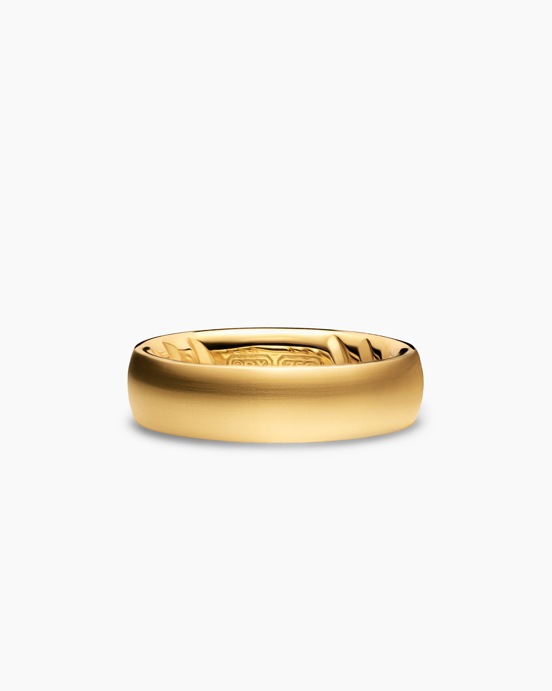 Streamline Band Ring in 18K Yellow Gold, 6.2mm