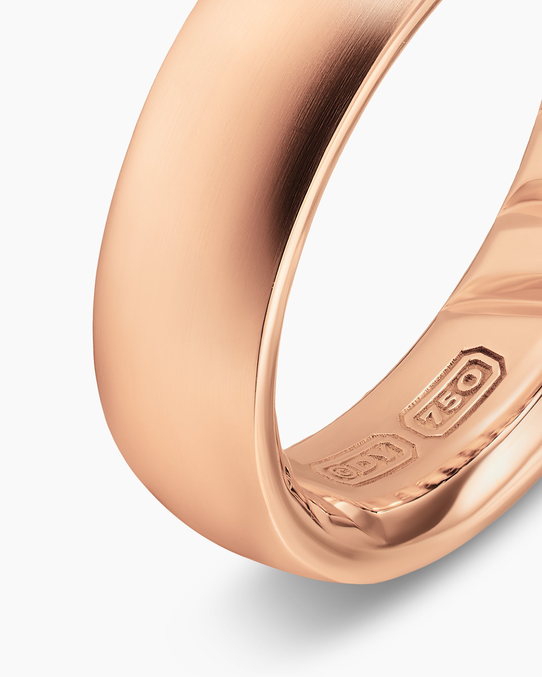 Streamline Band Ring in 18K Rose Gold, 6.2mm - Image 4