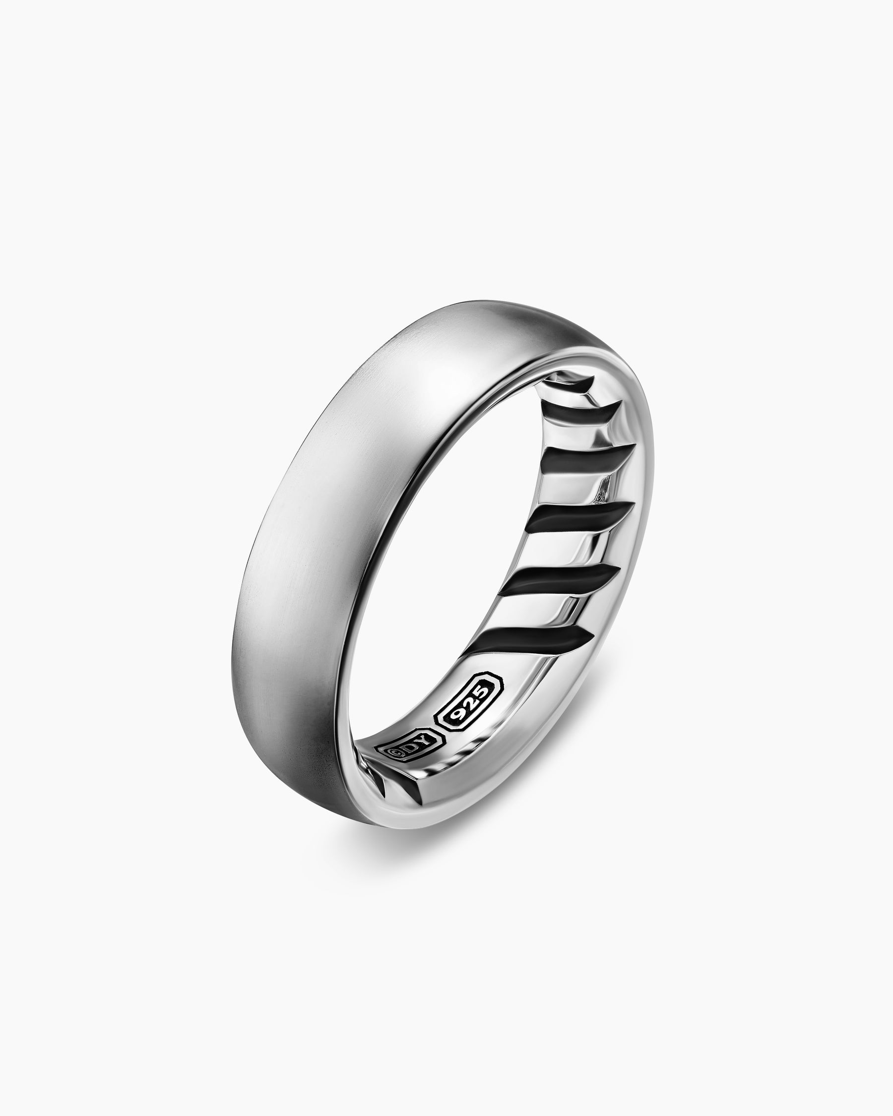 Alternative view of Streamline Band Ring in Sterling Silver, 6.2mm