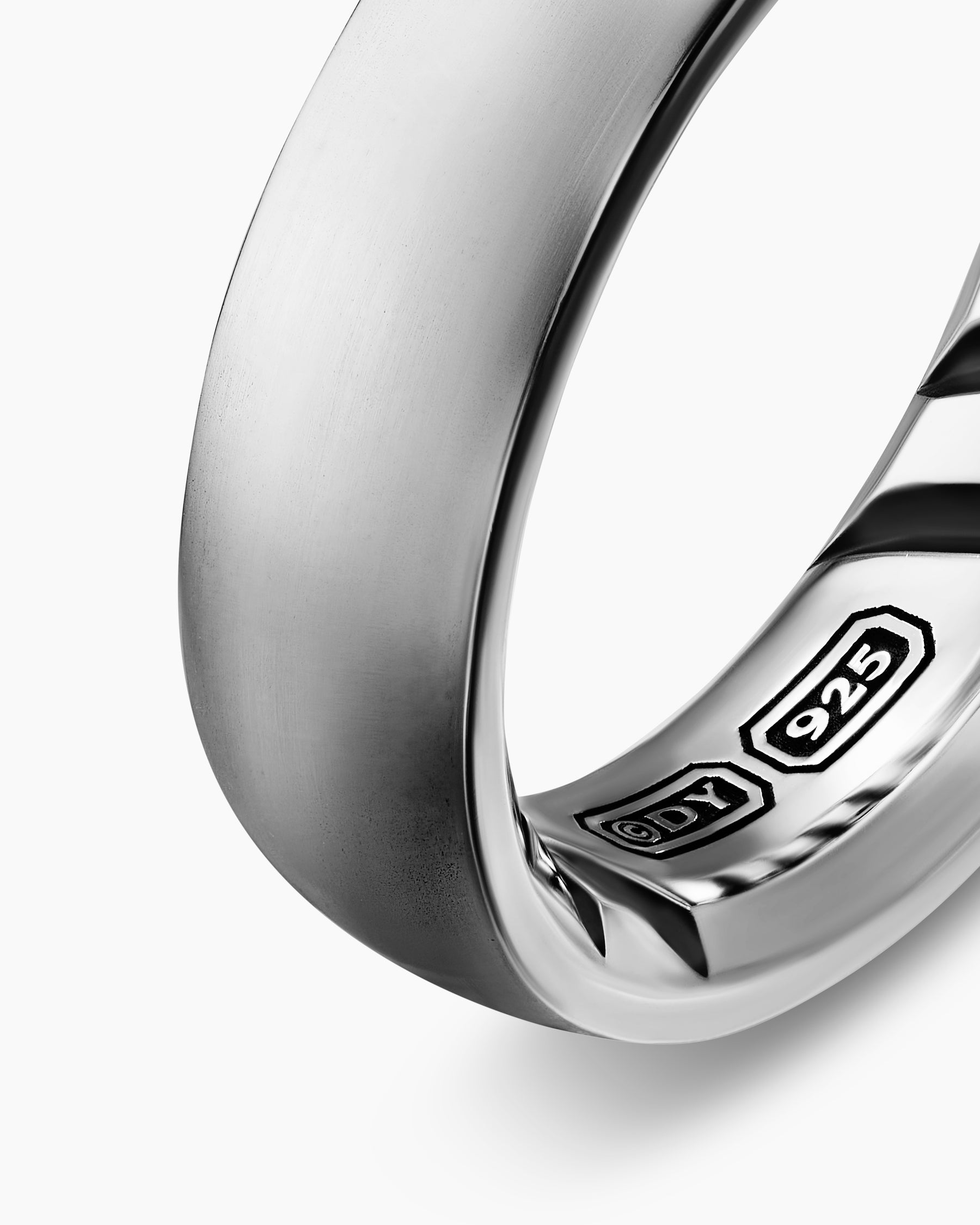 Streamline Band Ring in Sterling Silver, 6.2mm - Image 4