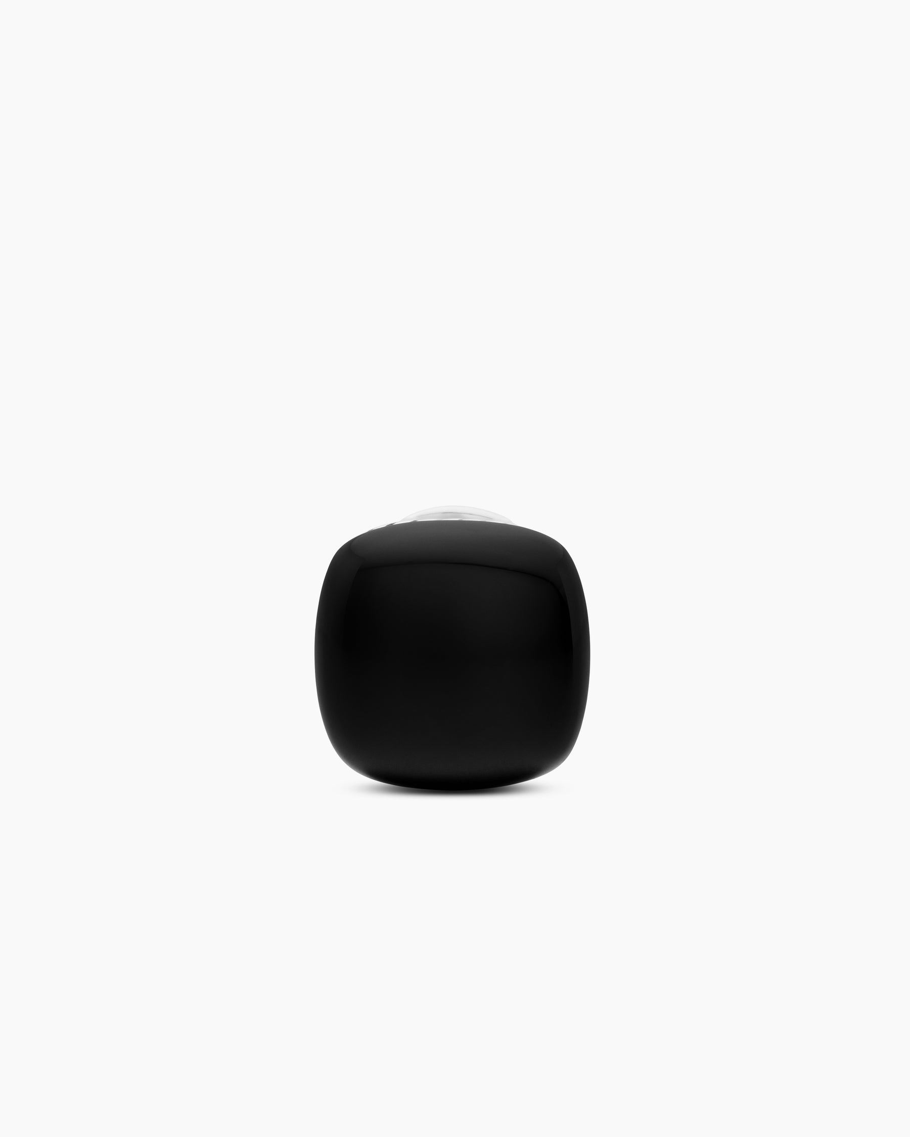 Streamline Cushion Tuxedo Studs in Sterling Silver with Black Onyx - Image 4