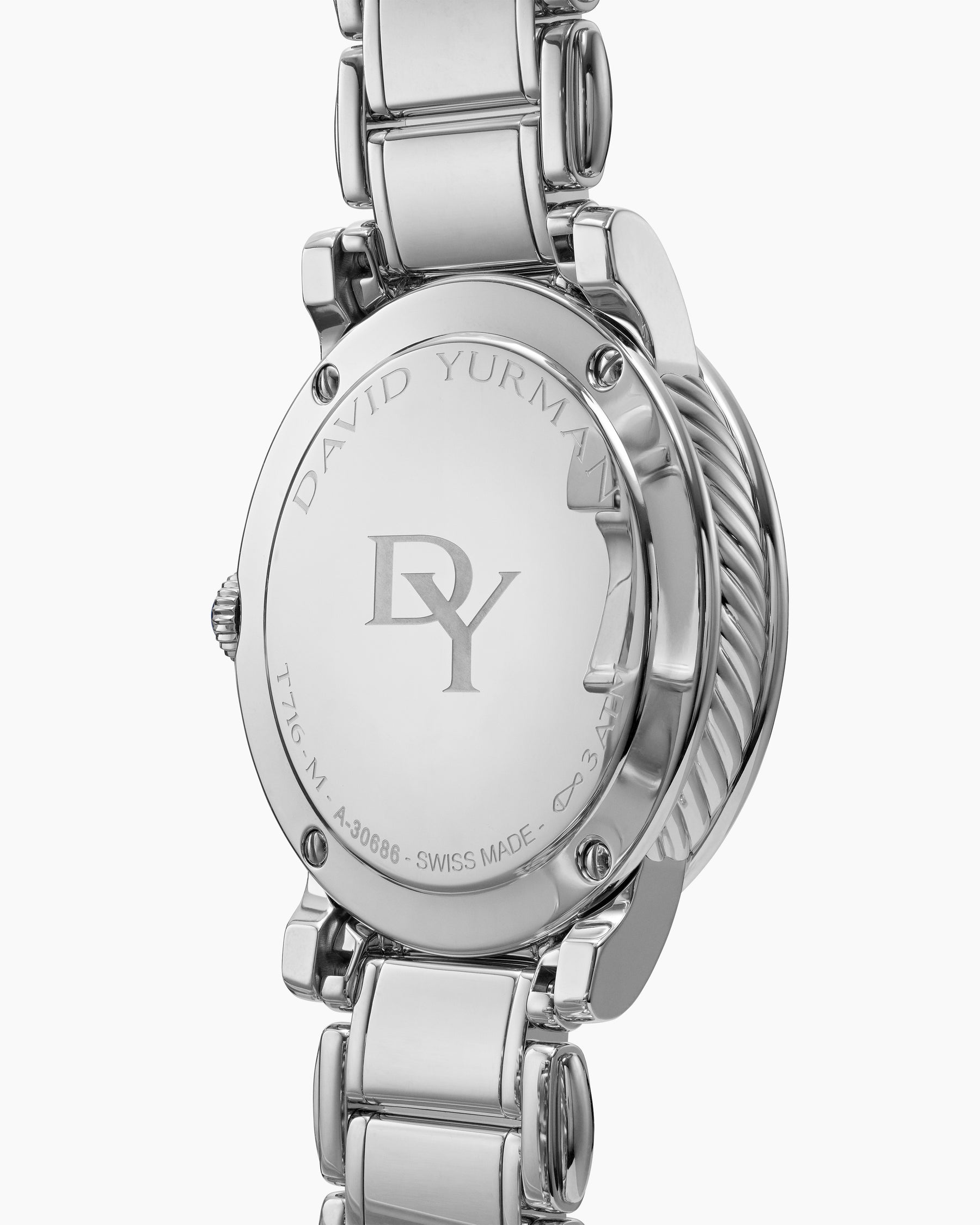 Classic Quartz Watch in Stainless Steel with Diamond Bezel, 38mm - Image 3