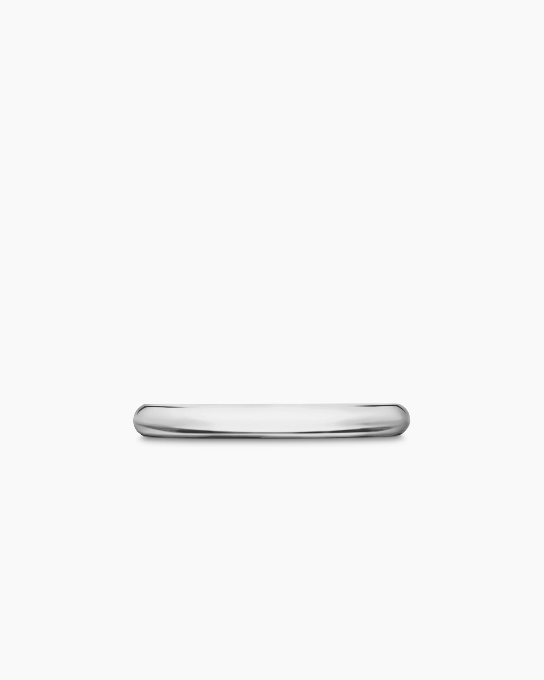 DY Eden Band Ring in Platinum, 2.5mm - Image 4