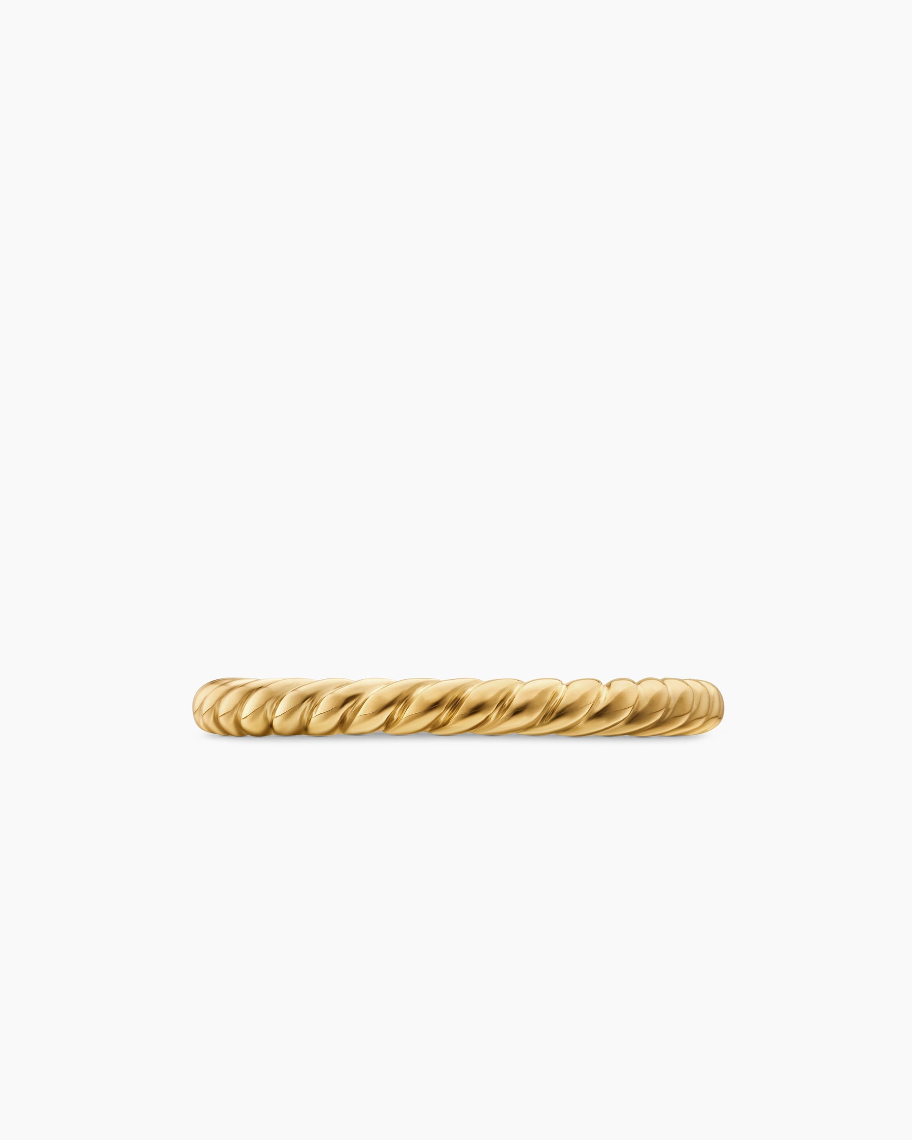 DY Cable Band Ring in 18K Yellow Gold, 2.45mm - Image 4