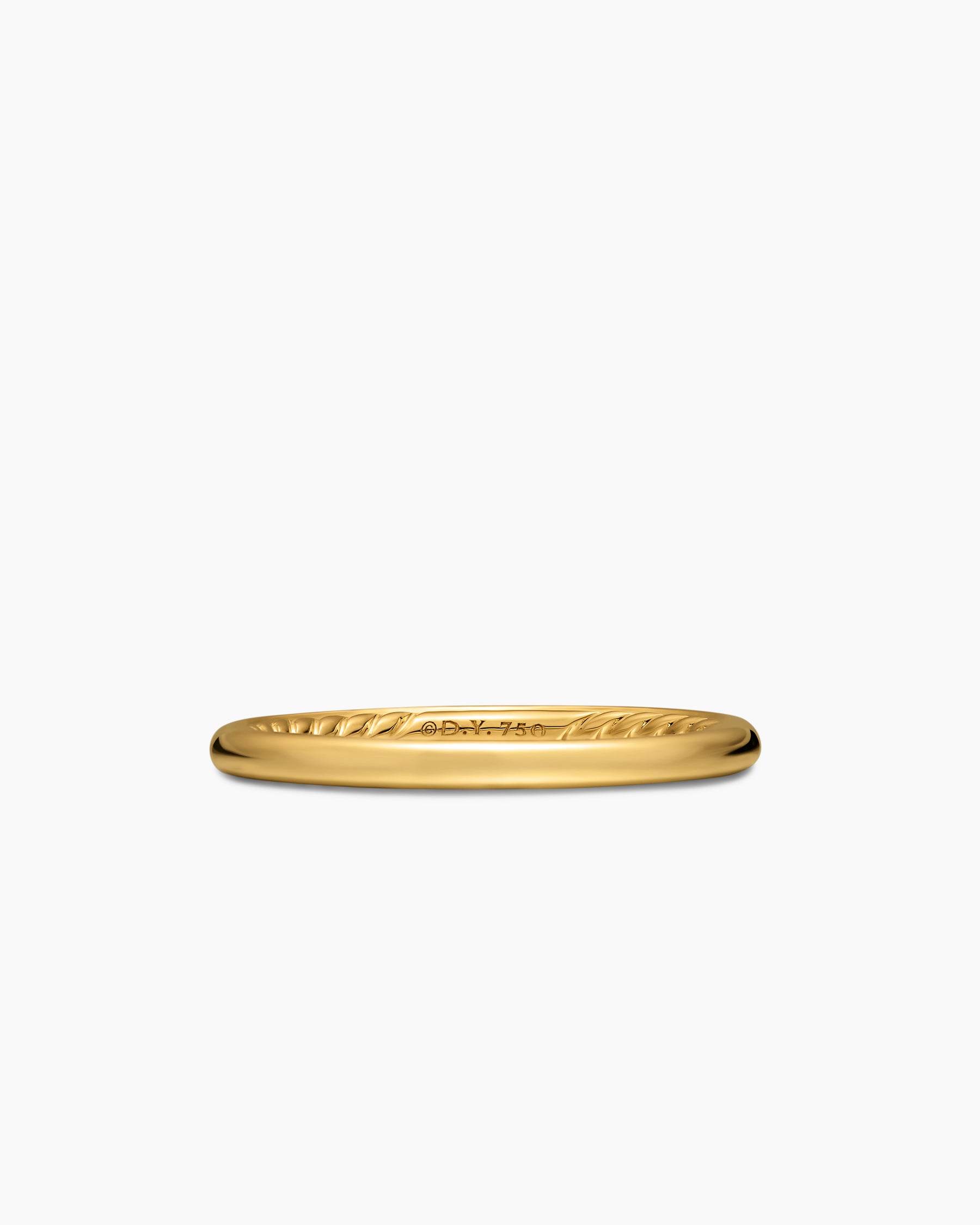 DY Eden Band Ring in 18K Yellow Gold, 2mm