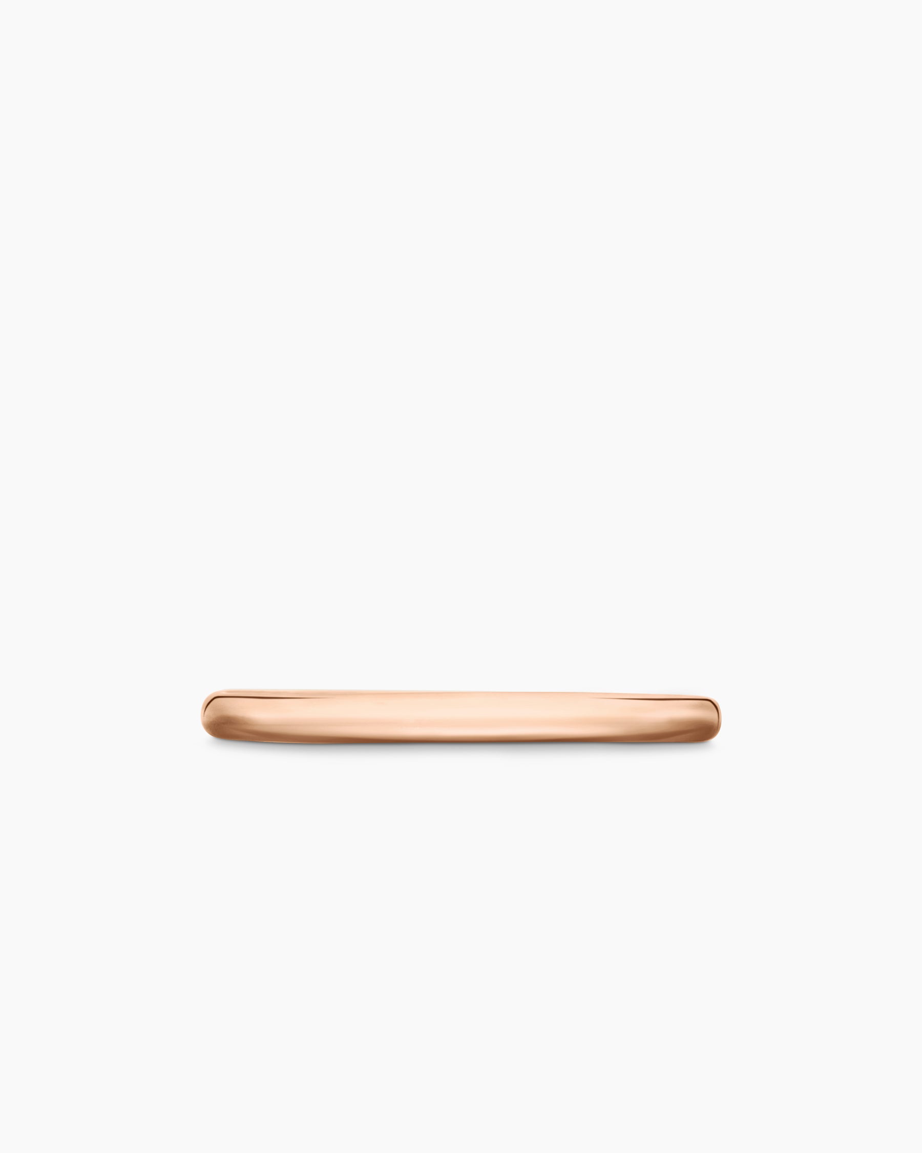 DY Eden Band Ring in 18K Rose Gold, 2mm - Image 4