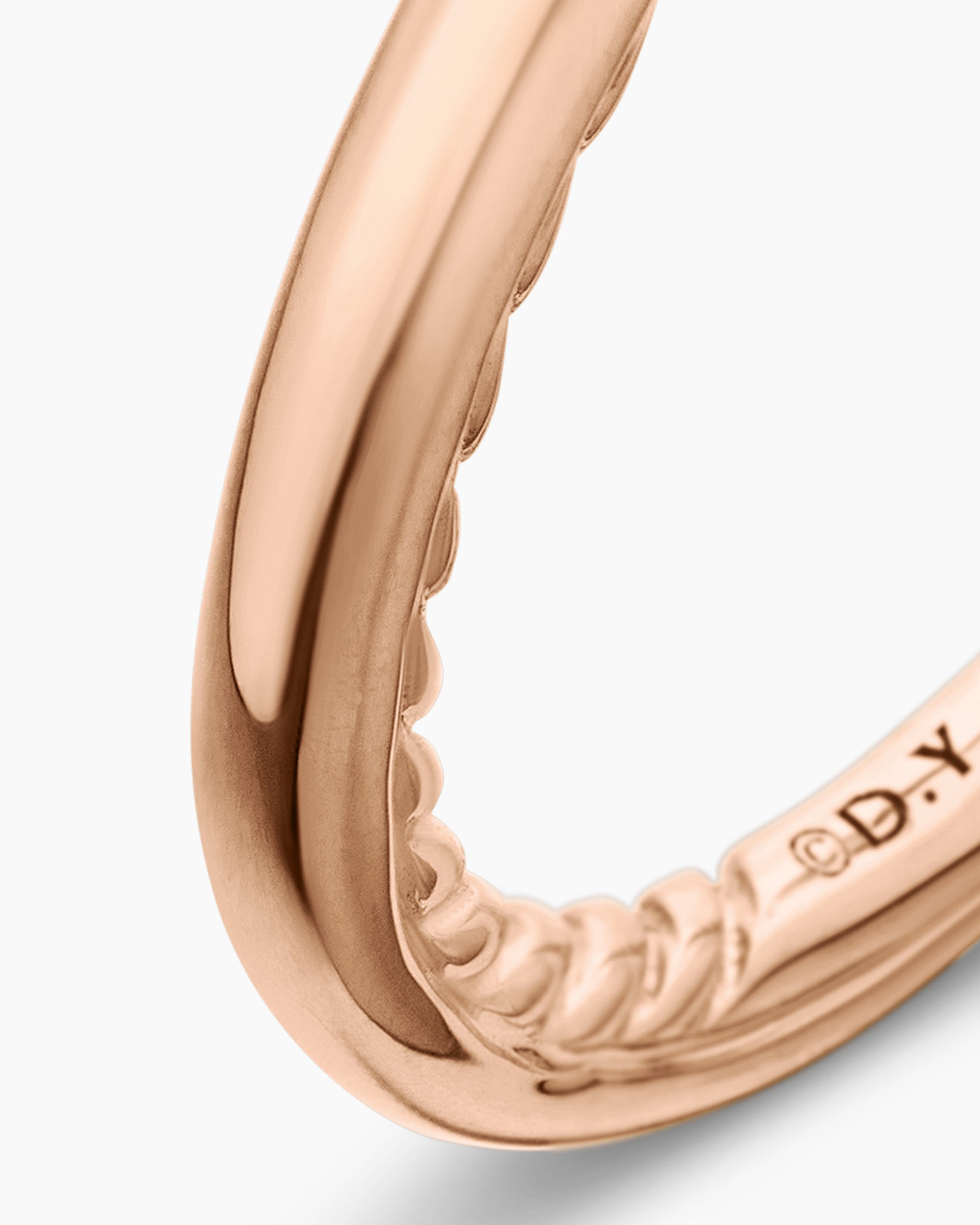 DY Eden Band Ring in 18K Rose Gold, 2mm - Image 6