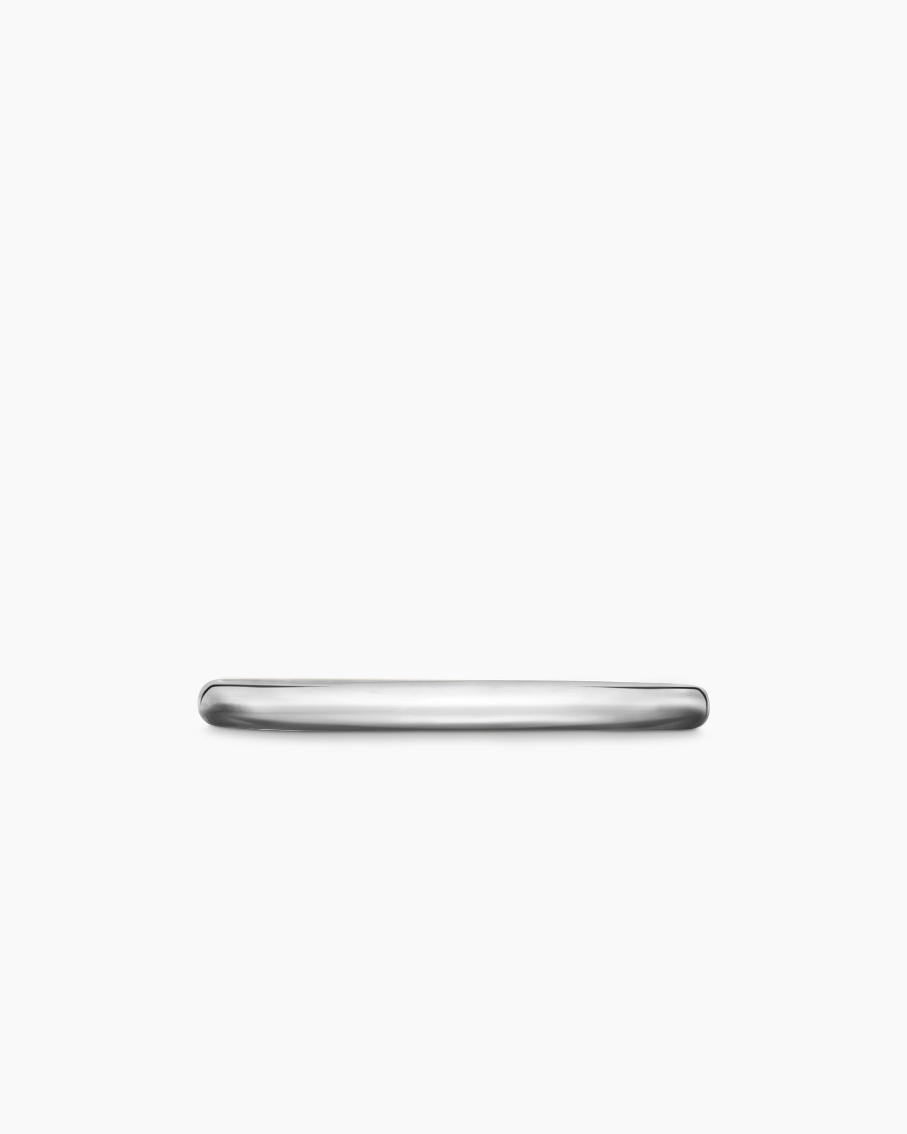 DY Eden Band Ring in Platinum, 2mm - Image 4