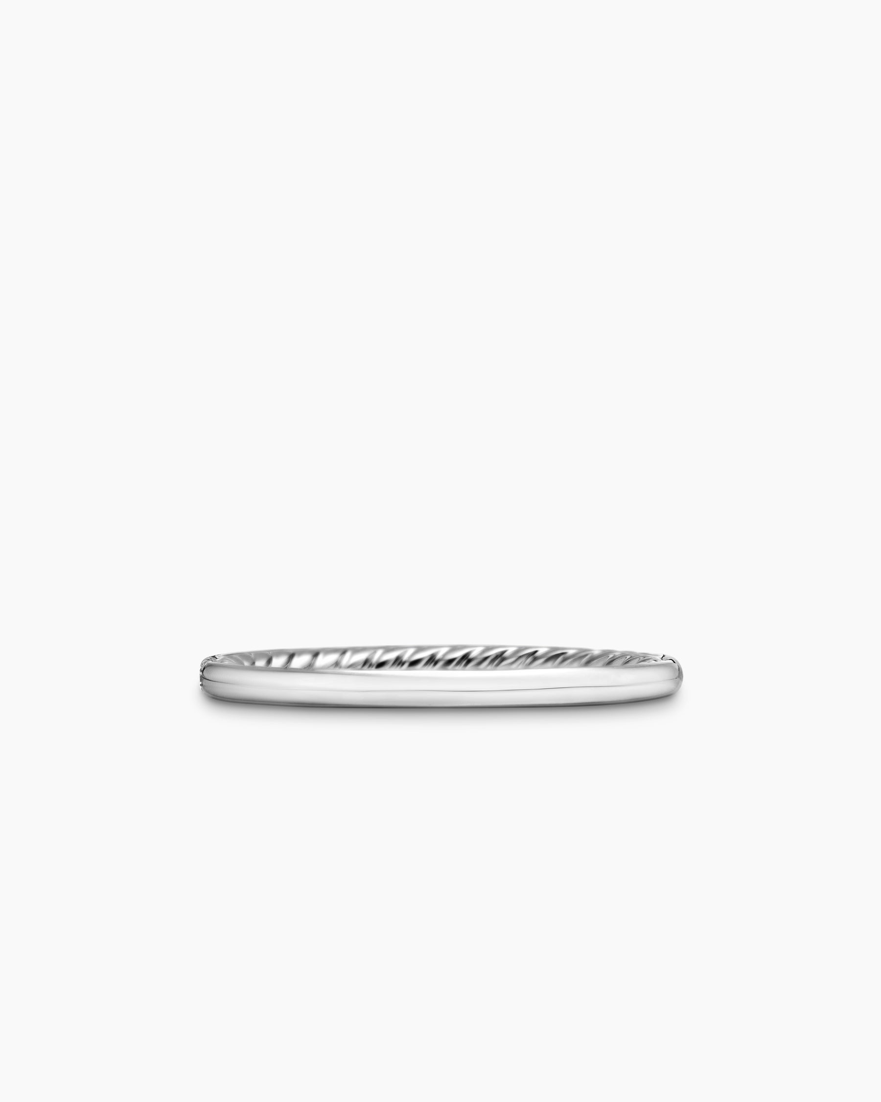 DY Eden Partway Band Ring in Platinum with Sapphires, 1.85mm - Image 5