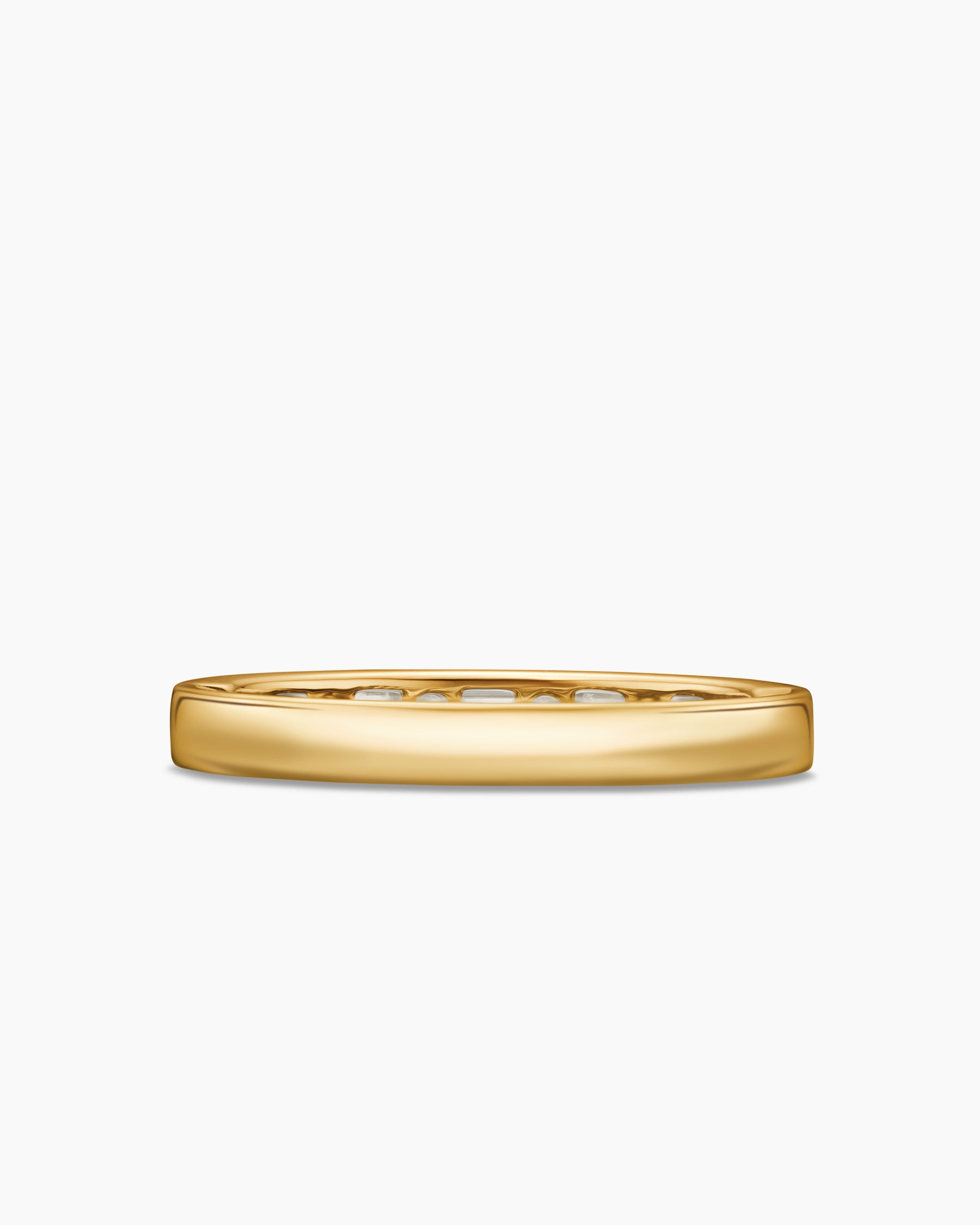 DY Eden Partway Alternating Diamond Band Ring in 18K Yellow Gold with Diamonds, 2.8mm - Image 6