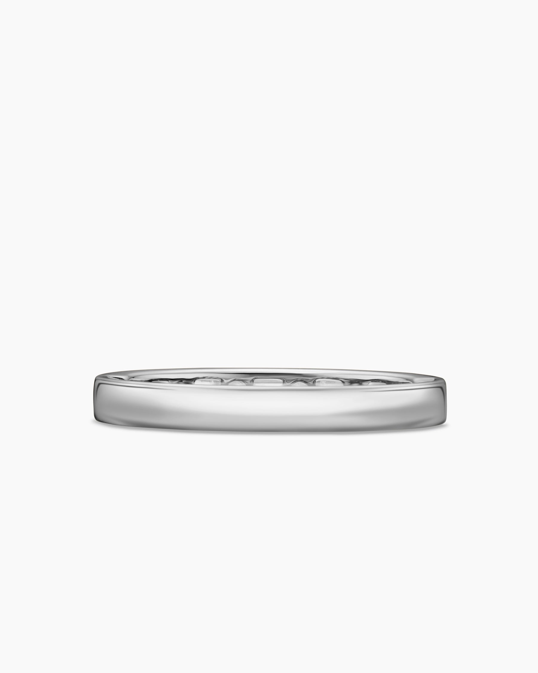 DY Eden Partway Alternating Diamond Band Ring in Platinum with Diamonds, 2.8mm - Image 6
